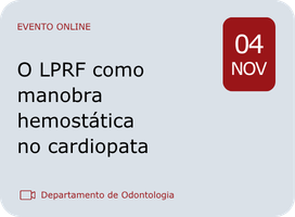 Imagem O LPRF como manobra hemostática no cardiopata