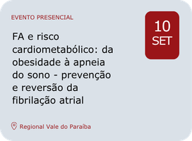Imagem FA e risco cardiometabólico: da obesidade à apneia do sono — prevenção e reversão da fibrilação atrial
