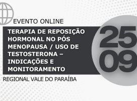 Imagem Terapia de reposição hormonal no pós menopausa / uso de testosterona – indicações e monitoramento