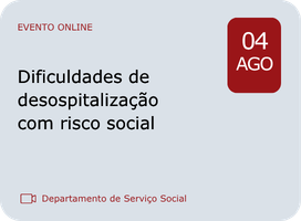 Imagem Dificuldades de desospitalização com risco social