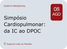 Imagem Simpósio Cardiopulmonar: da IC ao DPOC