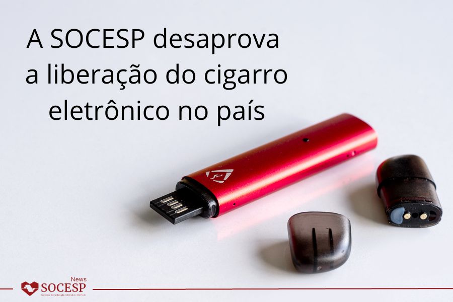 Imagem da notícia SOCESP desaprova a liberação do cigarro eletrônico no país