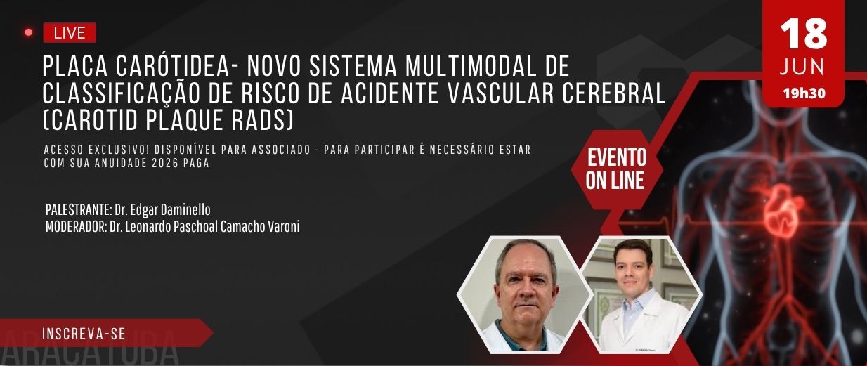 Placa carótidea- novo sistema multimodal de classificação de risco de acidente vascular cerebral (Carotid plaque RADS)